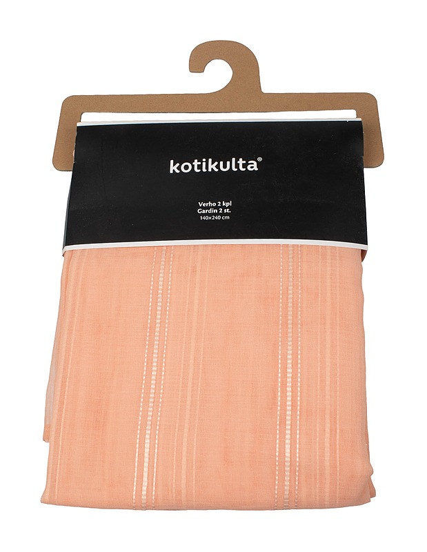KOTIKULTA verho, 140 x 240 cm, 2 kpl - Verhot ja kapat - 10105401218 - 0