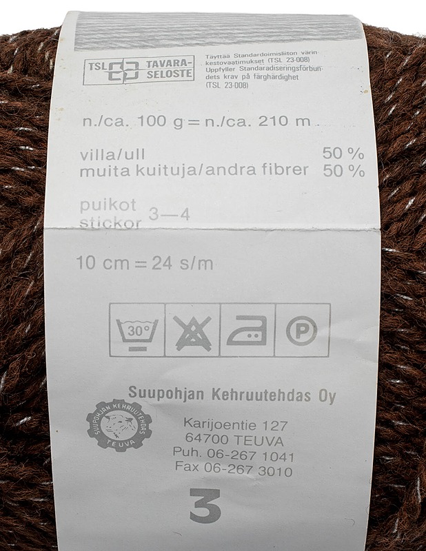SUUPOHJAN KEHRUUTEHDAS Vesa sukkalanka, 100 g - Käsityö - 10105401234 - 2