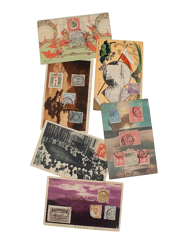 Vanhat japanilaiset postikortit, 6 kpl - Askartelu - 10105401242 - 0