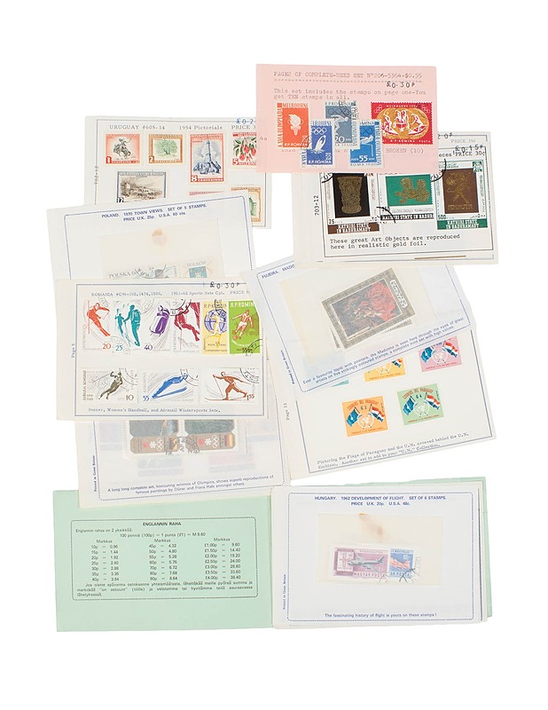 FRANK GODDEN postimerkkisarjat, 13 kpl - Askartelu - 10105401258 - 0