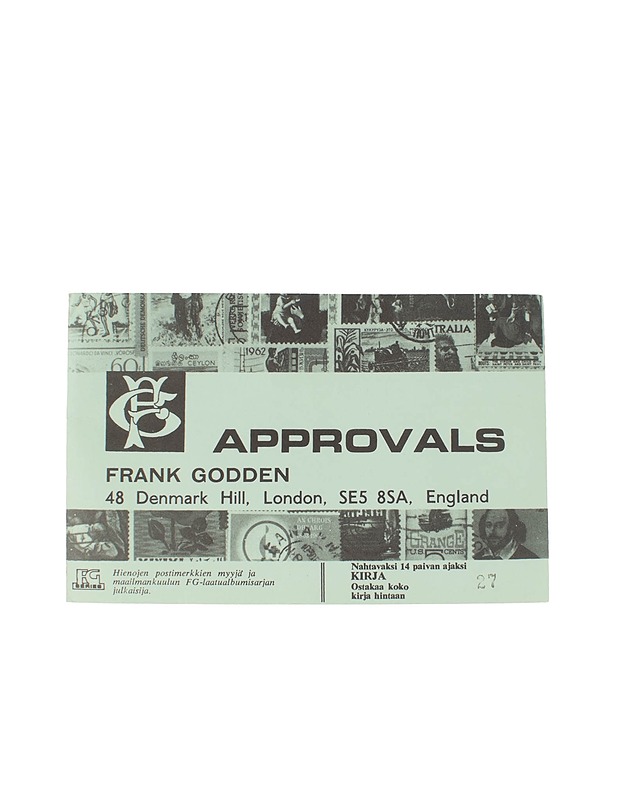 FRANK GODDEN postimerkkisarjat, 13 kpl - Askartelu - 10105401258 - 1