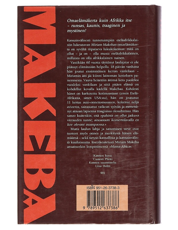Miriam Makeba : Etelä-Afrikan ääni - Makeba, Miriam - Elämäkerrat ja muistelmat - 10105401294 - 1