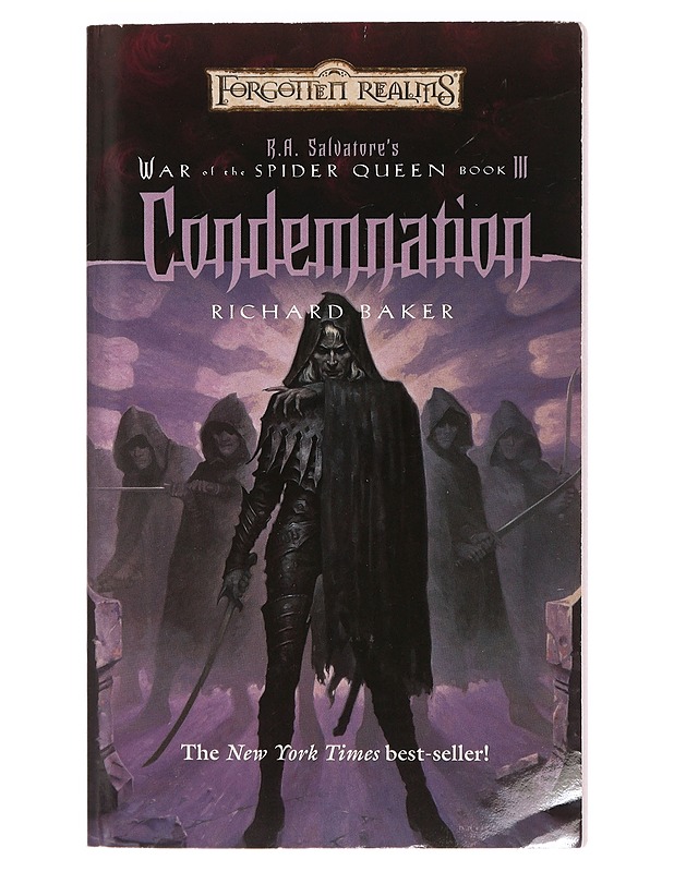 R.A. Salvatore's War of the Spider Queen Book III Condemnation - Richard Baker - Fantasia- ja scifi - 10105401341 - 0