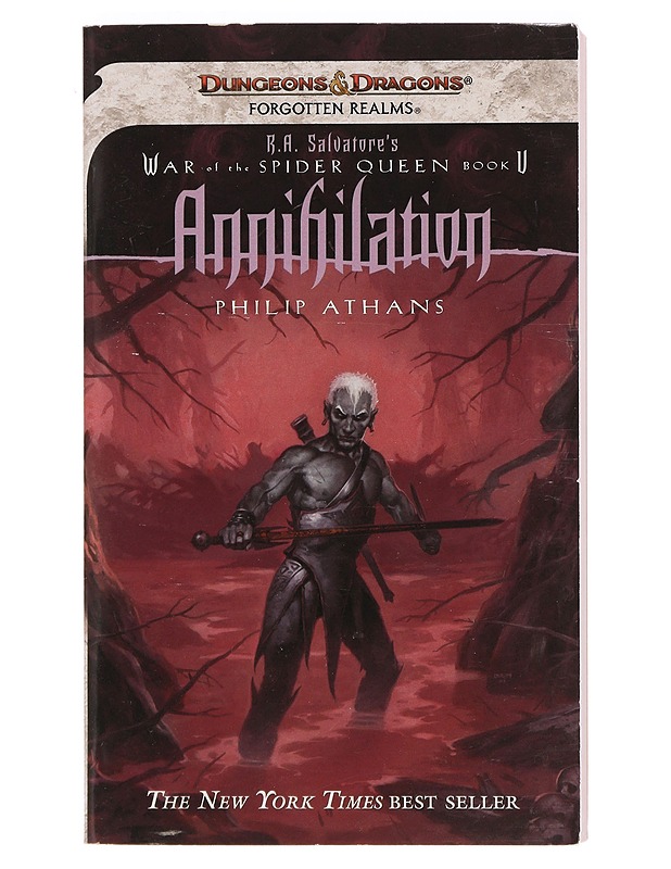 R.A. Salvatore's War of the Spider Queen Book V Annihilation- Philip Athans - Fantasia- ja scifi - 10105401344 - 0
