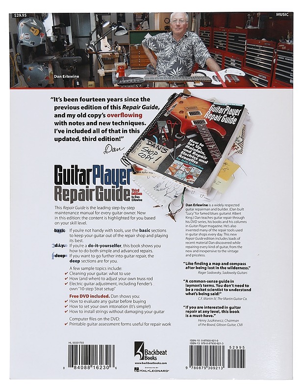 Guitar player repair guide - Erlewine, Dan - Harrastekirjat - 10105401347 - 1