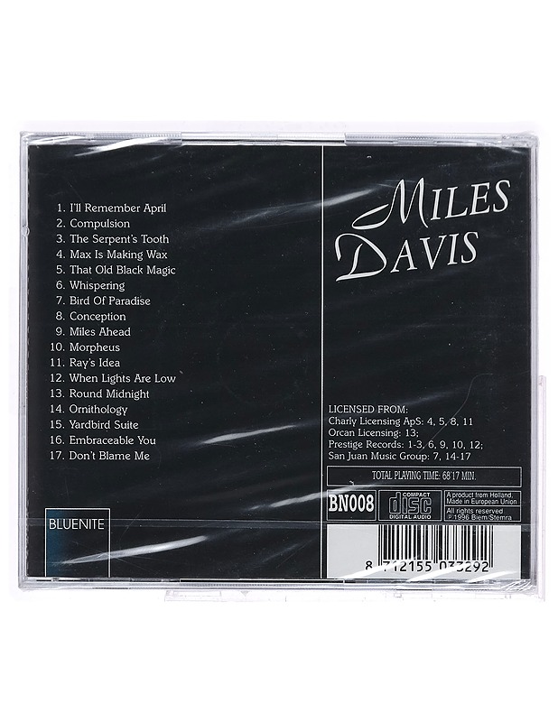 Mile Davis - Cool Jazz Classics, vol 1. - CD - CD-levyt - 10105401402 - 1