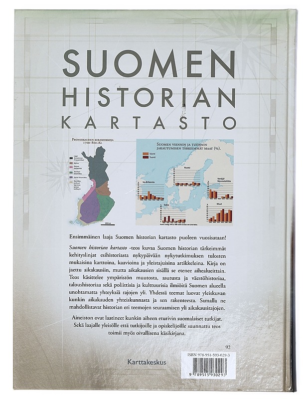 Suomen Historian Kartasto - Karttakeskus - Tietokirjat ja oppaat - 10105401451 - 1