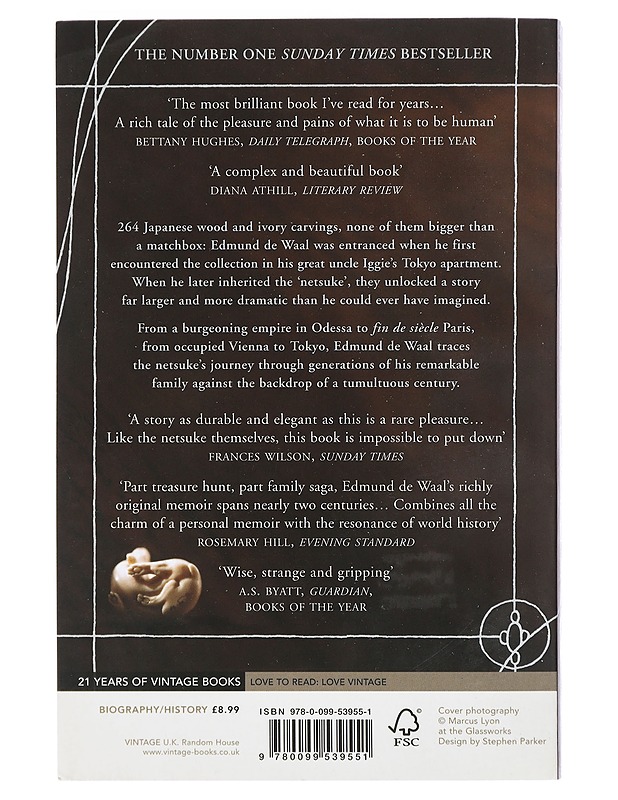 Hare With Amber Eyes - Edmund de Waal - Romaanit ja novellit - 10105401457 - 1