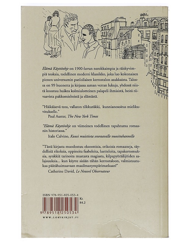 Elämä : käyttöohje : romaaneja - Perec, Georges - Romaanit ja novellit - 10105401471 - 1