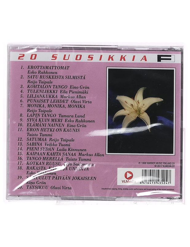 Eri esittäjiä - 20 suosikkia: Suuret Suomalaiset Tangot - CD - CD-levyt - 10105401474 - 1