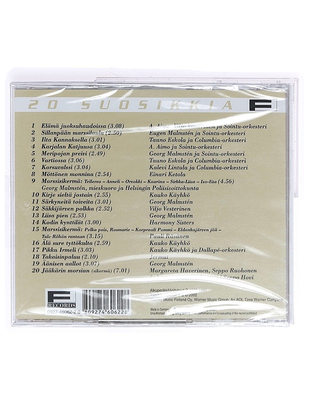 Eri esittäjiä - 20 suosikkia: Elämä Juoksuhaudoissa - CD - CD-levyt - 10105401479 - 1