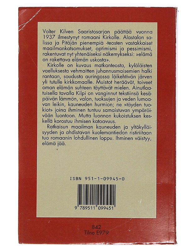 Kirkolle : kuvaus saaristosta - Volter Kilpi - Romaanit ja novellit - 10105401482 - 1