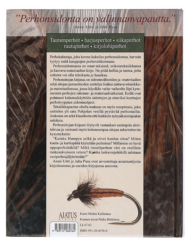 Perhonsitojan kirja - Pusa, Juha - Harrastekirjat - 10105401513 - 1