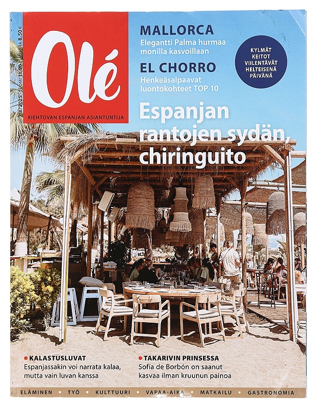 Olé-Lehti : Espanjan rantojen sydän, chiringuito - Tietokirjat ja oppaat - 10105401533 - 0