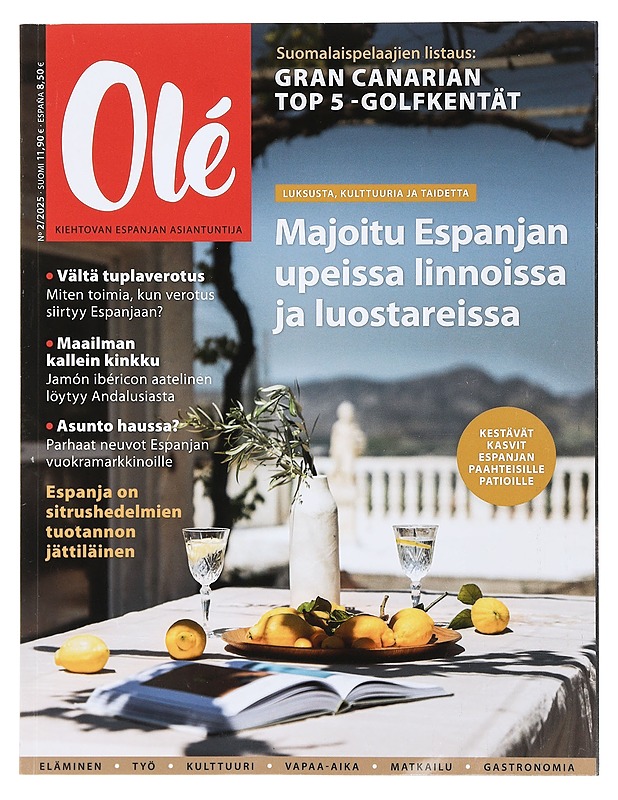 Olé-Lehti : Majoitu Espanjan upeissa linnoissa ja luostareissa - Tietokirjat ja oppaat - 10105401553 - 0