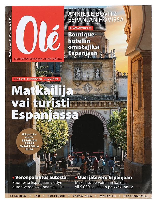 Olé-Lehti : Matkailija vai turisti Espanjassa - Tietokirjat ja oppaat - 10105401571 - 0