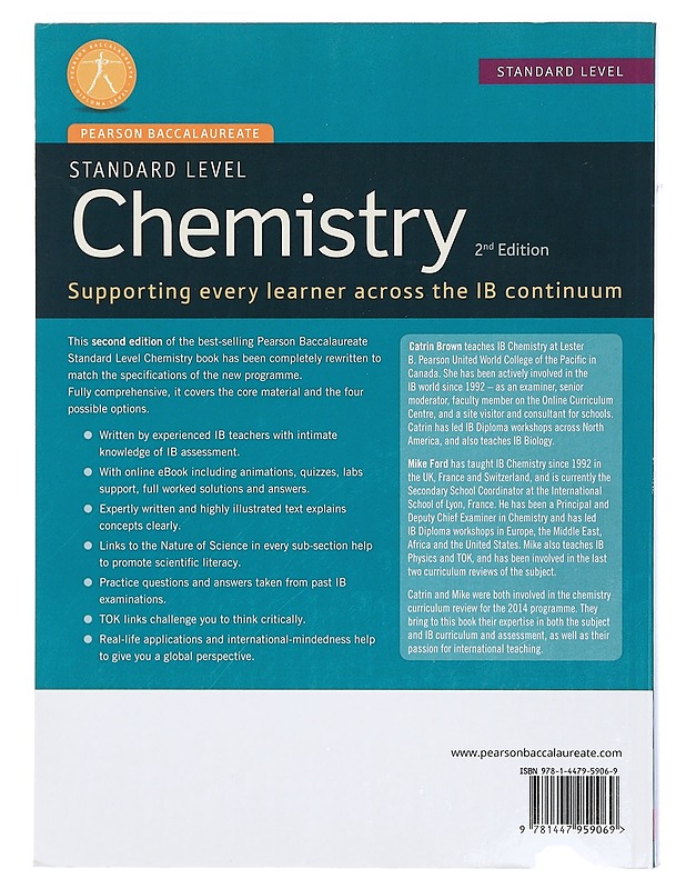 Chemistry standard level - Brown, Catrin - Harrastekirjat - 10105401606 - 1