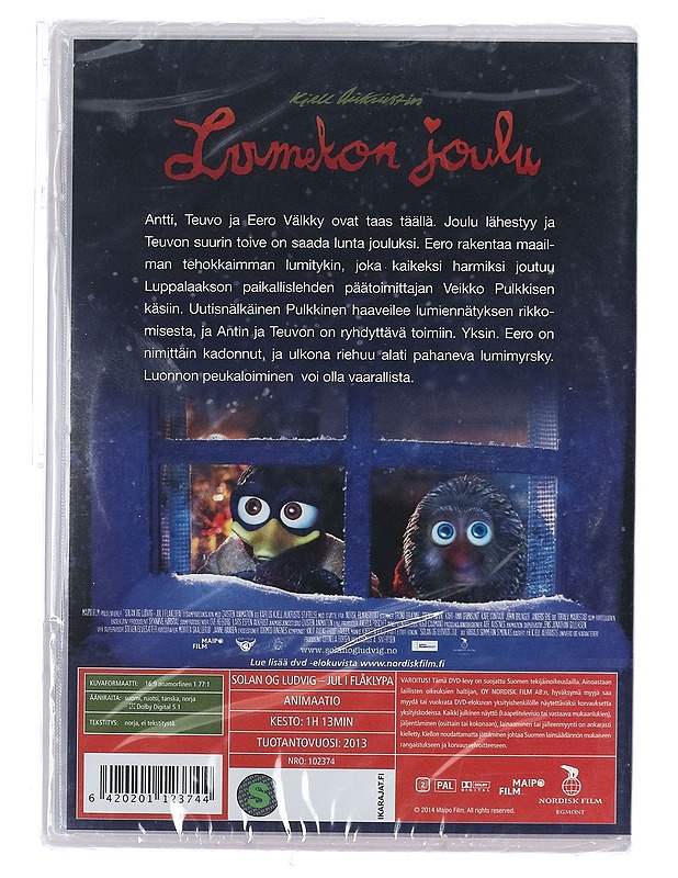 Lumeton Joulu - DVD - Joulutuotteet - 10105401618 - 1