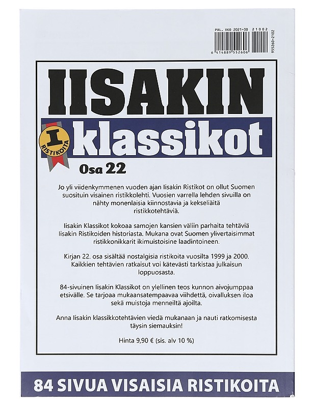 Iisakin Klassikot : osa 22 - Harrastekirjat - 10105401621 - 1