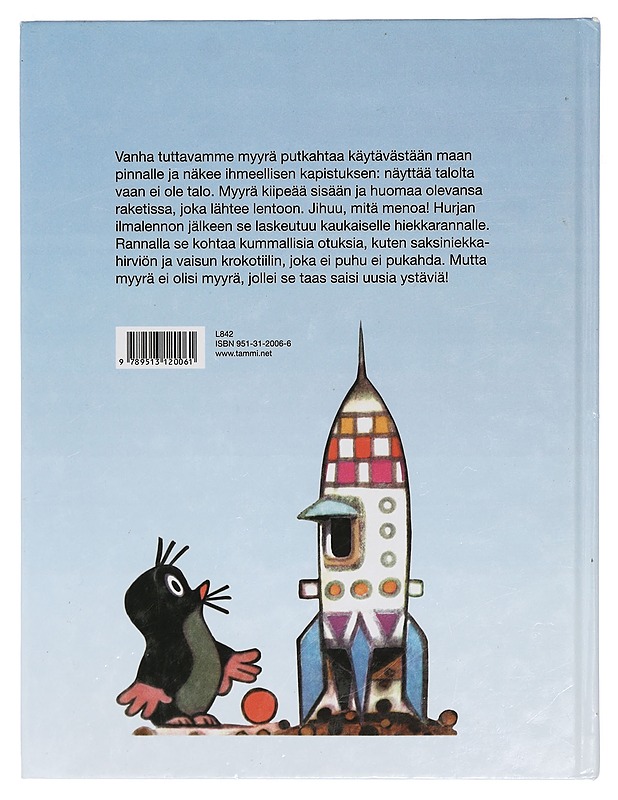 Myyrän raketti - Miler, Zdenek - Lastenkirjat - 10105401630 - 1