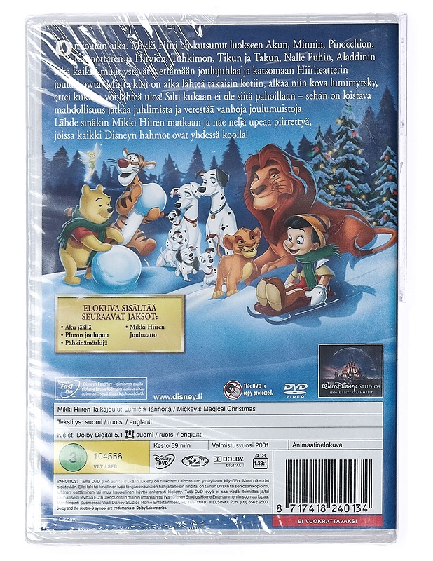 Mikki Hiiren Taikajoulu: Lumisia Tarinoita - DVD - Joulutuotteet - 10105401636 - 1
