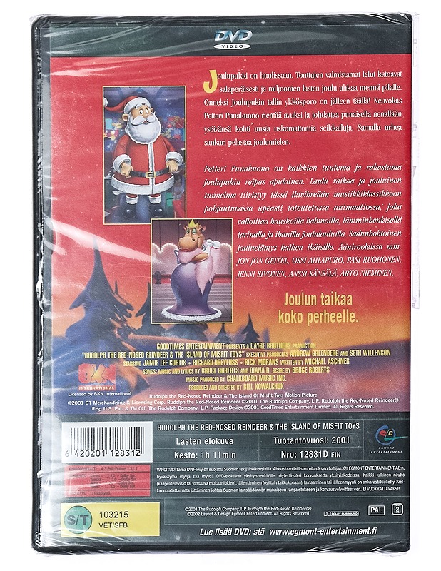 Petteri Punakuono ja kadonneiden Lelujen Salaisuus - DVD - Joulutuotteet - 10105401640 - 1