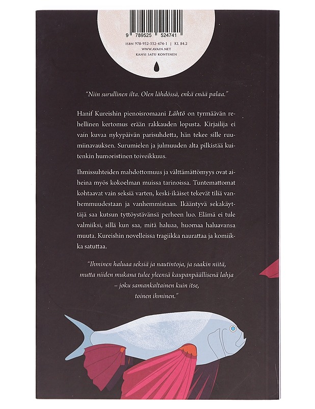 Lähtö ja neljä muuta tarinaa - Kureishi, Hanif - Romaanit ja novellit - 10105401661 - 1