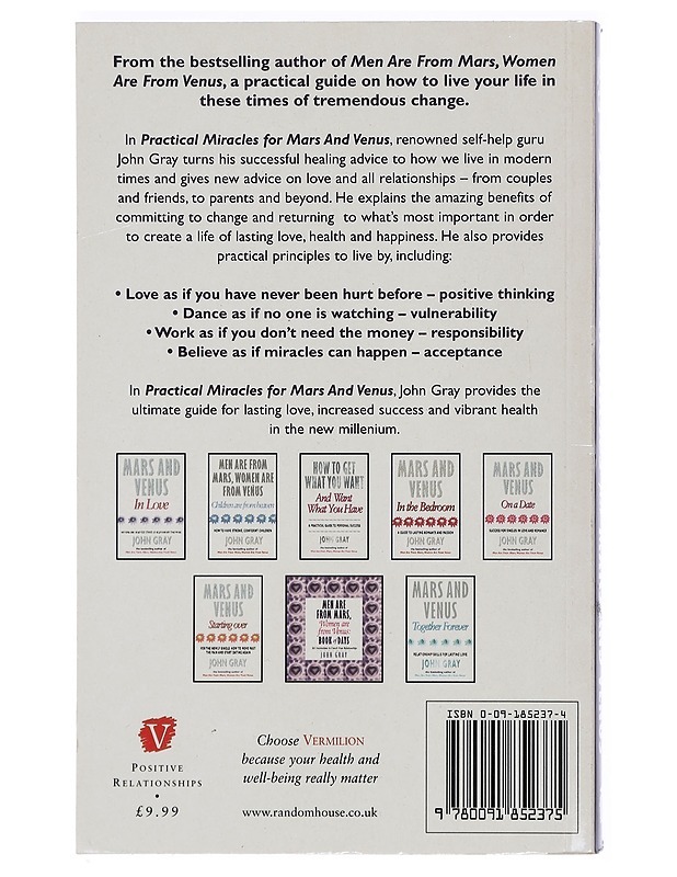Practical Miracles for mars and Venus - John Gray - Tietokirjat ja oppaat - 10105401687 - 1
