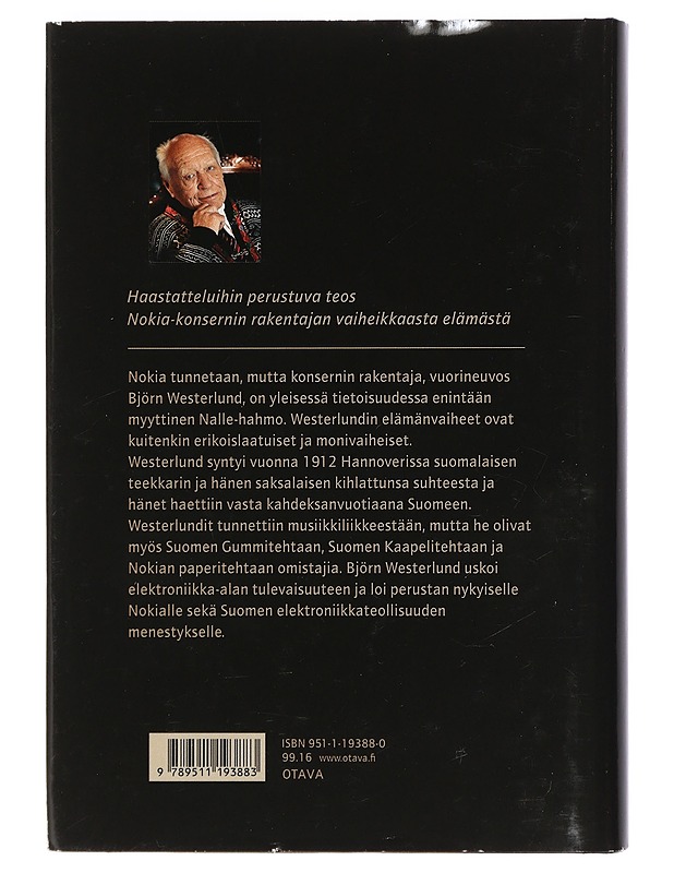Nokian Nalle : vuorineuvos Björn Westerlundin elämänvaiheita - Jyrki Vesikansa - Elämäkerrat ja muistelmat - 10105401705 - 1