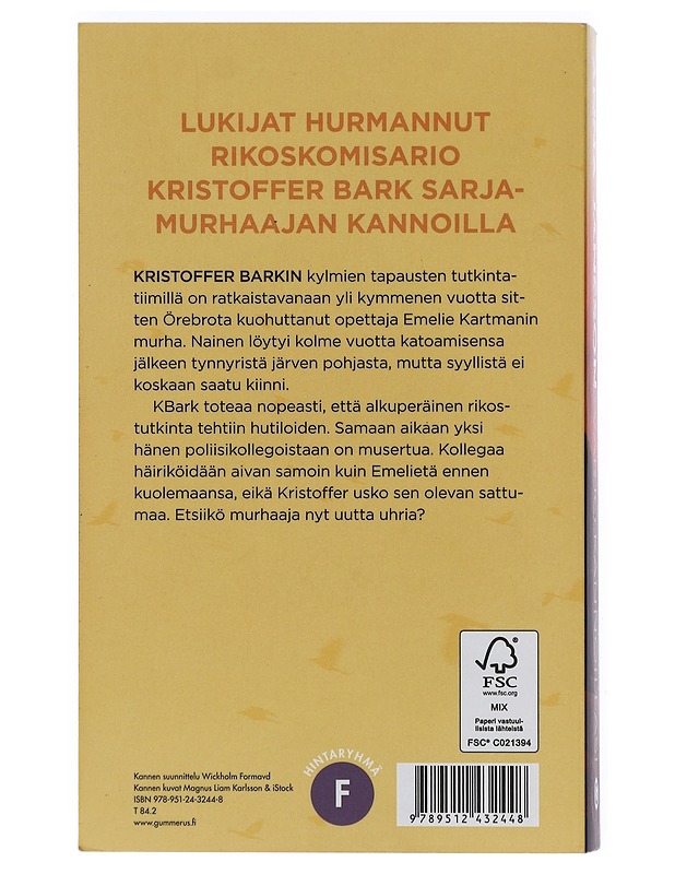 Varjo kannoillasi - Jansson, Anna - Jännitys ja dekkarit - 10105401728 - 1