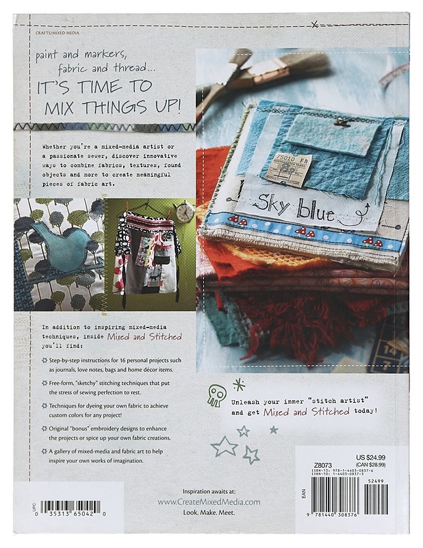 Mixed and Stitched - Jen Osborn - Käsityökirjat - 10105401762 - 1