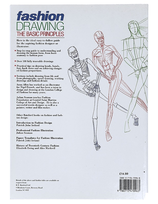 Fashion drawing : basic principles - Allen, Anne - Tietokirjat ja oppaat - 10105401783 - 1