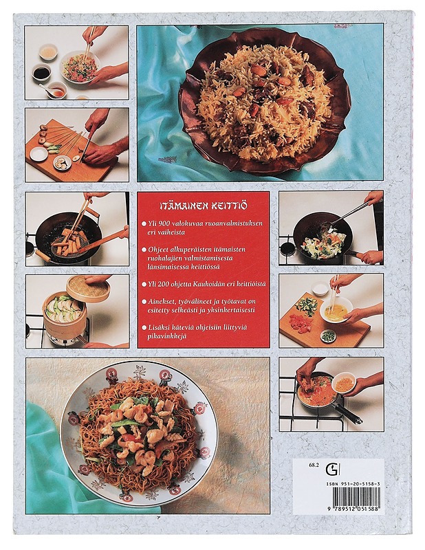 Itämainen keittiö : Yli 200 ruokaohjetta ja 1000 valokuvaa - Hsiung, Deh-Ta - Ruokakirjat - 10105401782 - 1