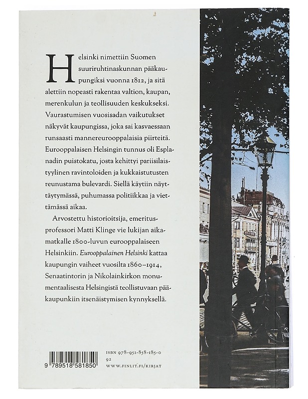 Eurooppalainen Helsinki - Matti Klinge - Historiakirjat - 10105401819 - 1