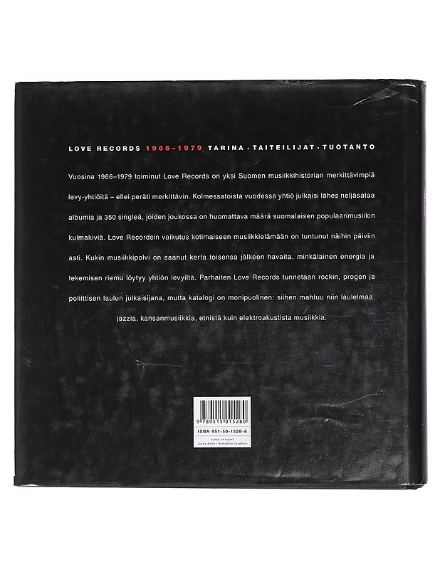 Love Records 1966-1979 : tarina, taiteilijat, tuotanto - Rantanen, Miska - Historiakirjat - 10105401829 - 1