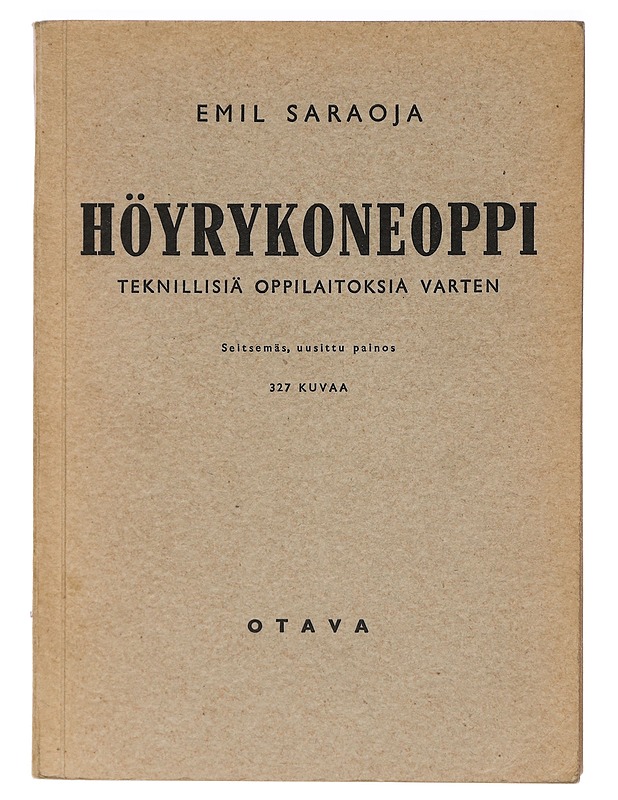 Höyrykoneoppi - Emil Saraoja - Tietokirjat ja oppaat - 10105401831 - 0