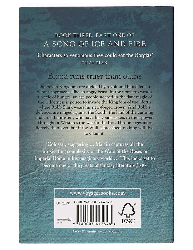 A storm of swords. Part one, Steel and snow - George R. R. Martin - Fantasia- ja scifi - 10105401852 - 1