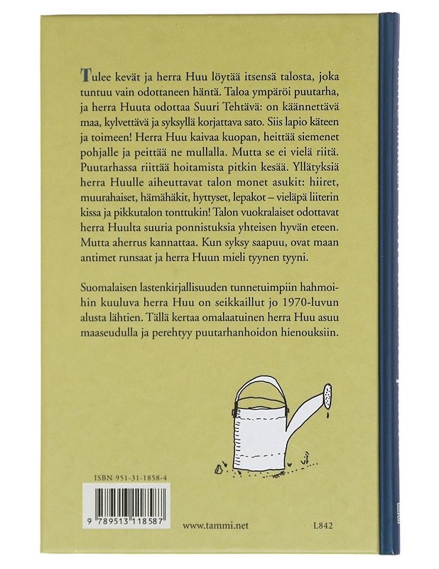 Herra Huu hoitaa puutarhaa - Mäkelä, Hannu - Lastenkirjat - 10105401855 - 1