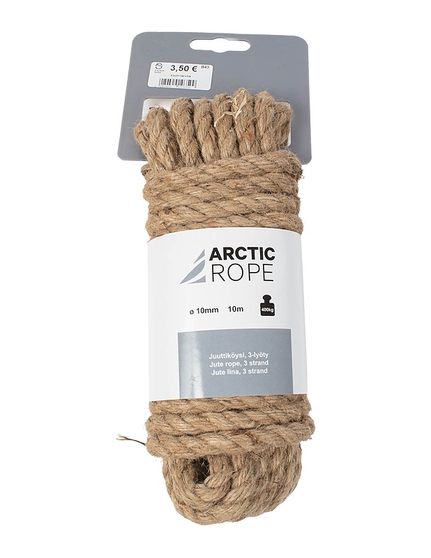 ARCTIC ROPE juuttiköysi, 10 m - Muut urheiluvälineet ja vapaa-aika - 10105401909 - 0