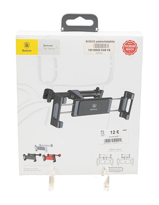 BASEUS Backseat Car Mount teline - Muut urheiluvälineet ja vapaa-aika - 10105401913 - 0
