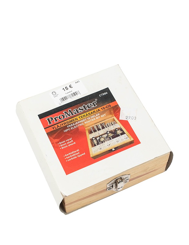 PROMASTER yläjyrsimen teräsarja, 10 osaa - Rakennustarvikkeet - 10105401918 - 2