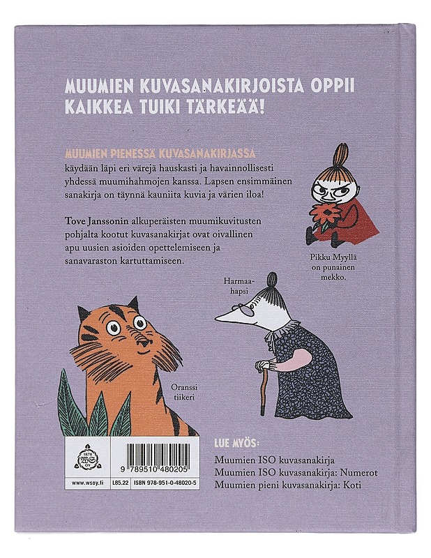 Muumien pieni kuvasanakirja : värit - Jansson, Tove - Lastenkirjat - 10105401934 - 1