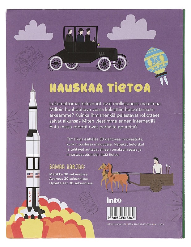 Keksinnöt 30 sekunnissa - Goldsmith, Mike - Lastenkirjat - 10105401936 - 1