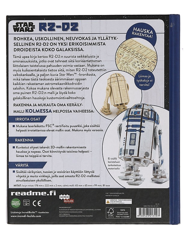Star Wars R2-D2 : äärimmäinen astromekaanikkodroidi lähitarkastelussa - Kogge, Michael - Fantasia- ja scifi - 10105401938 - 1