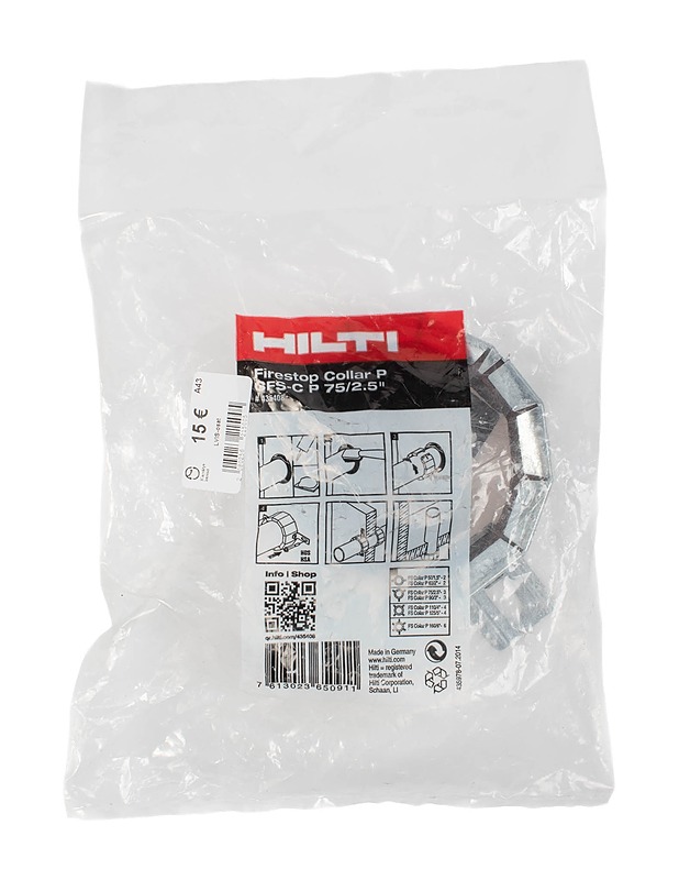 HILTI CFS-C P 75/2.5" palokatkomansetti - Rakennustarvikkeet - 10105401971 - 0