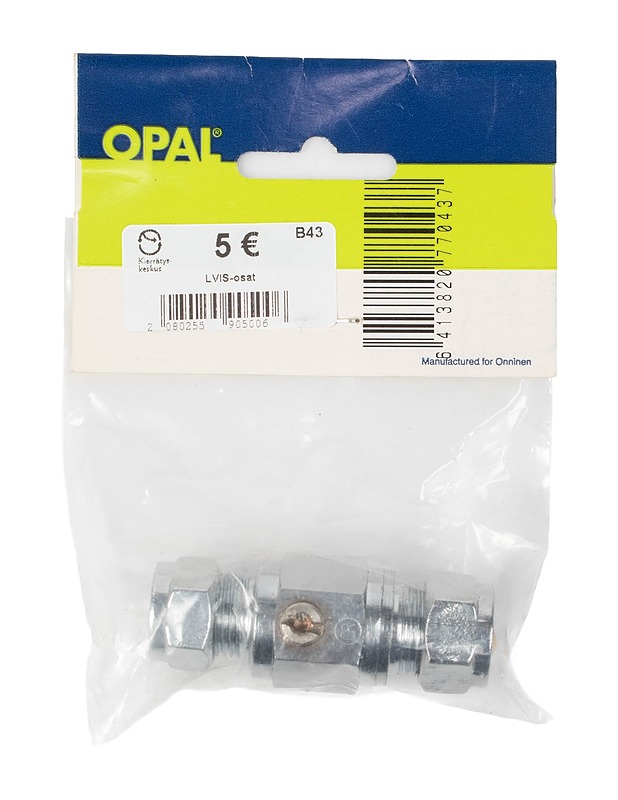 OPAL kuulasulkuventtiili, 12 x 10 mm - Rakennustarvikkeet - 10105401978 - 1