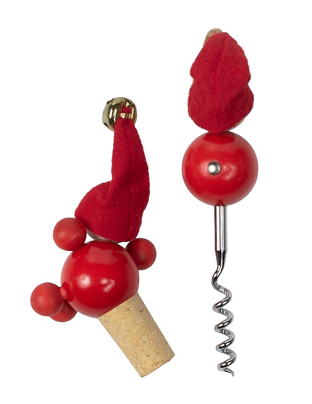 AARIKKA Tonttu korkki ja korkinavaaaja - Joulutuotteet - 10105401993 - 1