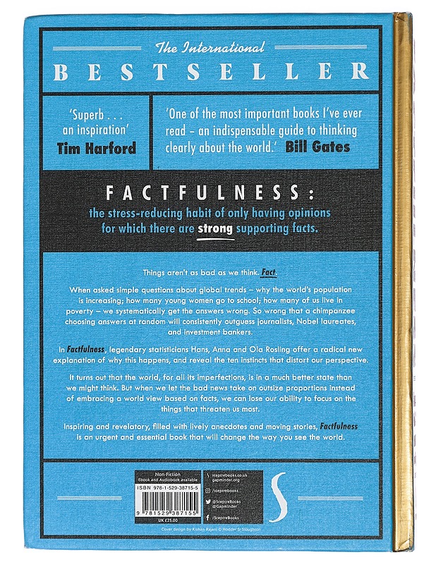 Factfulness - Rosling, Hans - Tietokirjat ja oppaat - 10105402012 - 1