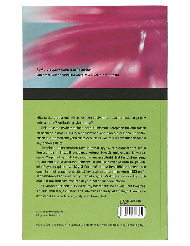 Psykoterapiaan? - Mikael Saarinen - Tietokirjat ja oppaat - 10105402015 - 1