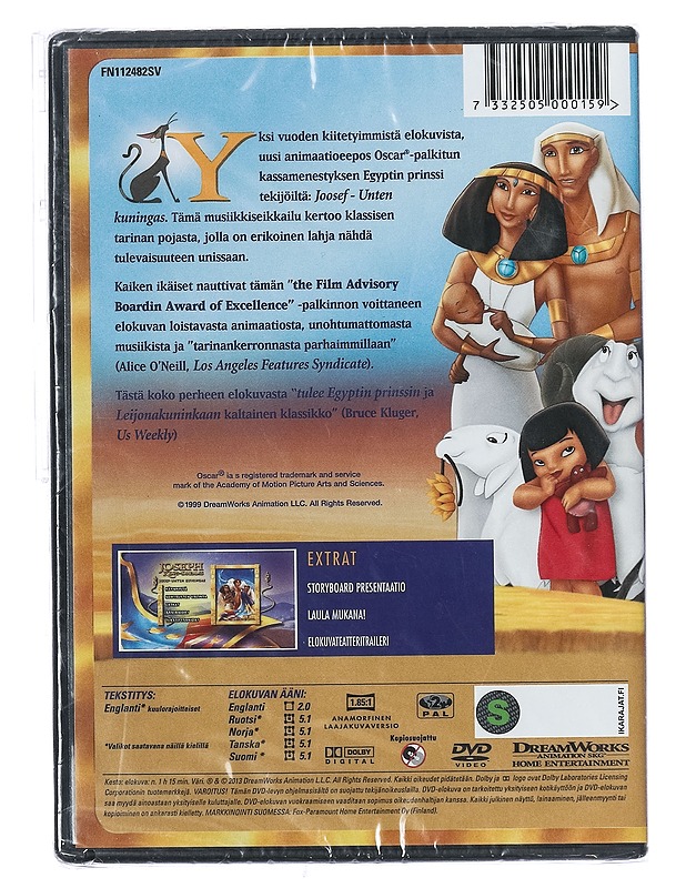 Joosef: Unten Kuningas - DVD - DVD-elokuvat - 10105402026 - 1